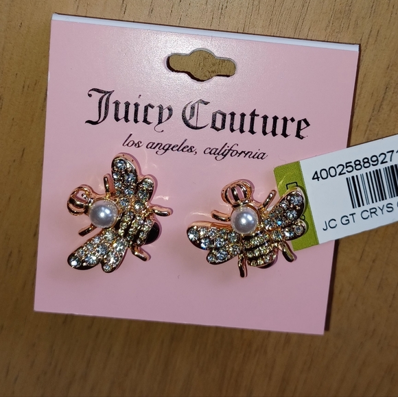👑🐝Juicy Couture Queen Bee Earrings!🥰 - Picture 6 of 7